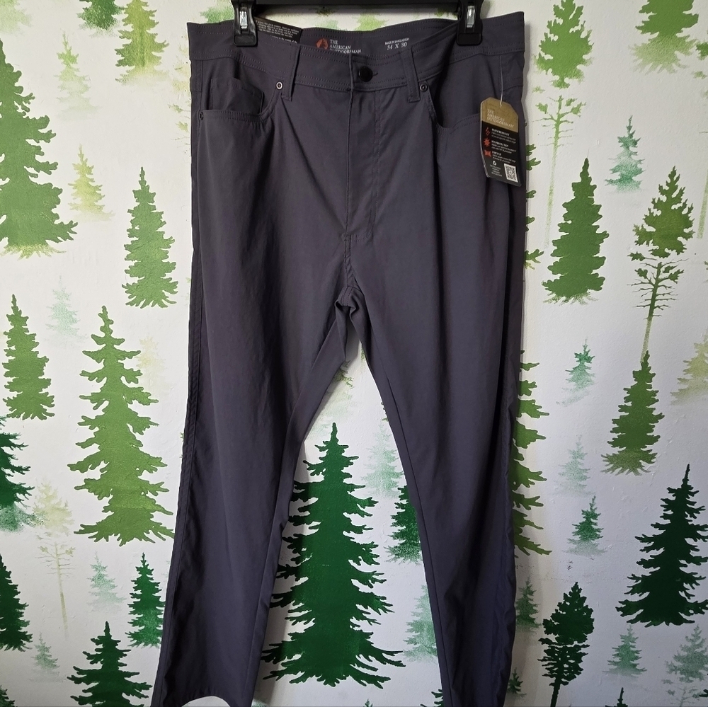 Men's Stretch Charcoal Chinos